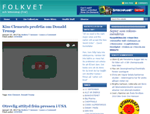 Tablet Screenshot of folkvet.nu